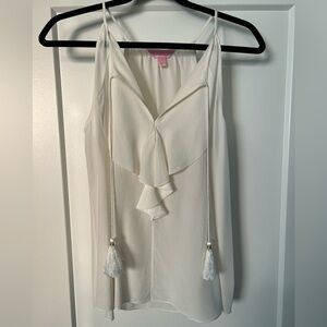 Lilly Pulitzer silk tank top (size M)